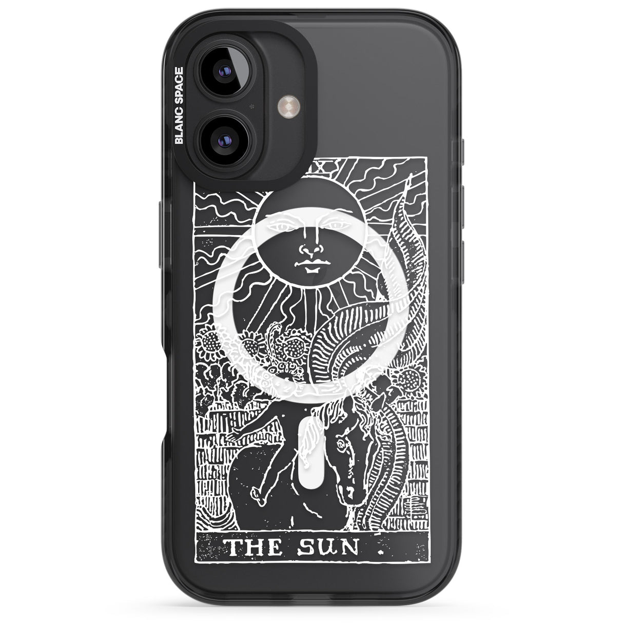 Personalised The Sun Tarot Card - White Transparent