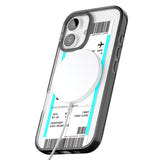 iPhone 16 Pro Max Personalised Cancún Boarding Pass Black Impact Phone Case