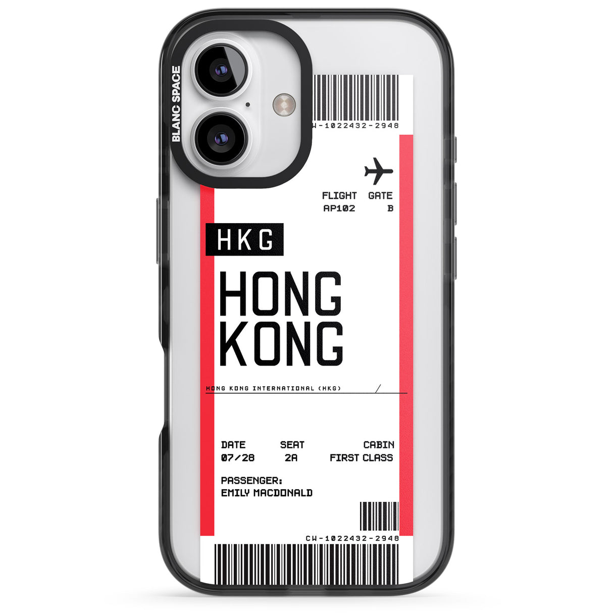 Personalised Hong Kong Boarding Pass