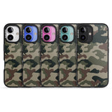 iPhone 16 Pro Max Woodland British Camo Black Impact Phone Case