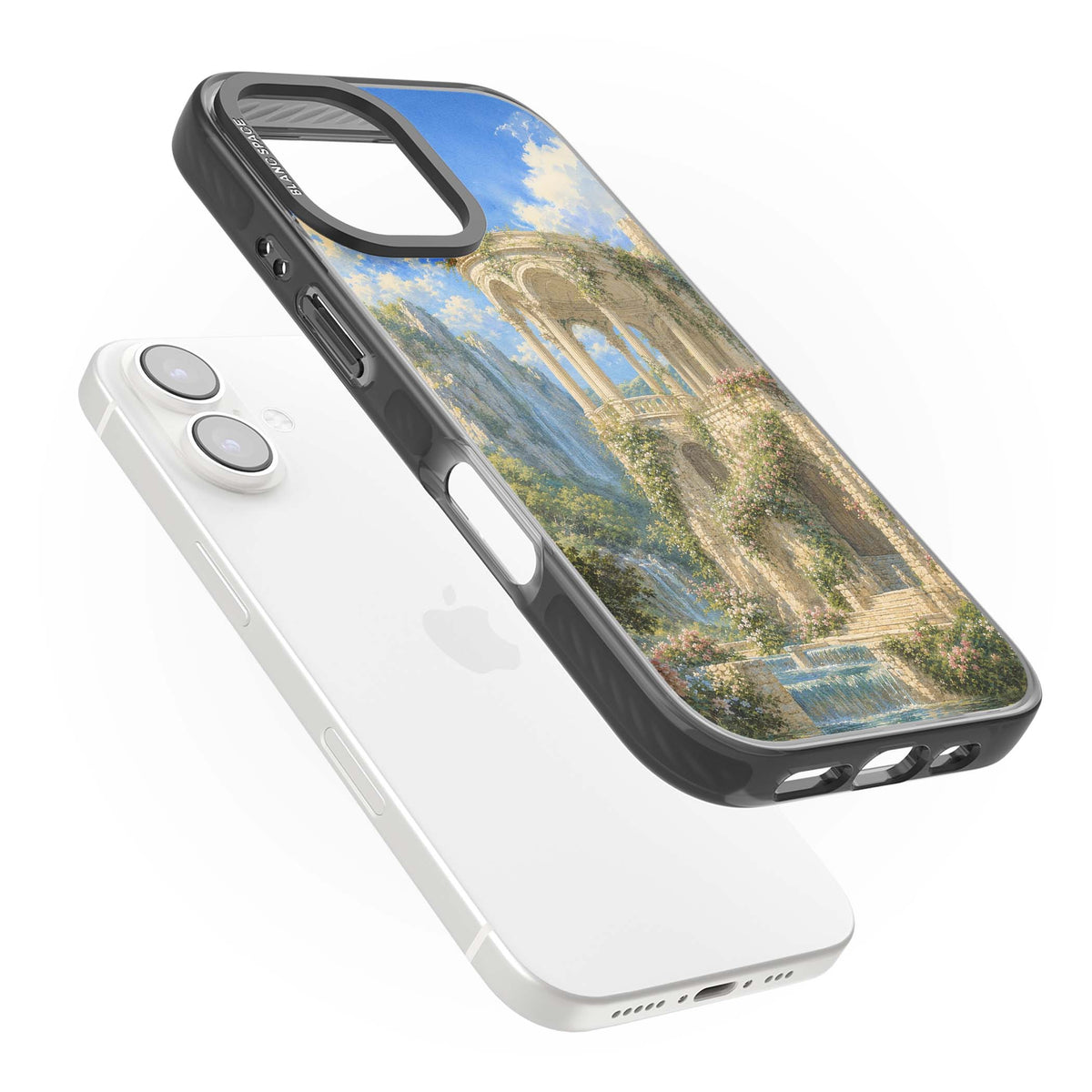 Palace Pavilion fairycore iPhone case | Black Impact Magsafe case for iPhone 16, iPhone 16 Plus