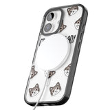 iPhone 16 Pro Max Crazy Cat Lady Black Impact Phone Case