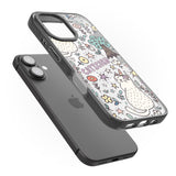 iPhone 16 Pro Max Caticorn pattern Black Impact Phone Case