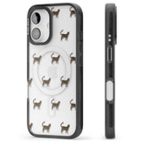 iPhone 16 Pro Max Bengal Cat Pattern Black Impact Phone Case