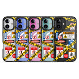 iPhone 16 Pro Max CAUTION Black Impact Phone Case
