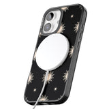 iPhone 16 Pro Max Celestial Patterns Classic Suns (Black) Black Impact Phone Case