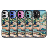 iPhone 16 Pro Max Coastal Community by Katsushika Hokusai Black Impact Phone Case