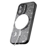 iPhone 16 Pro Max White Constellations Black Impact Phone Case