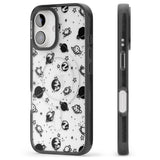 iPhone 16 Pro Max Planets Black Impact Phone Case