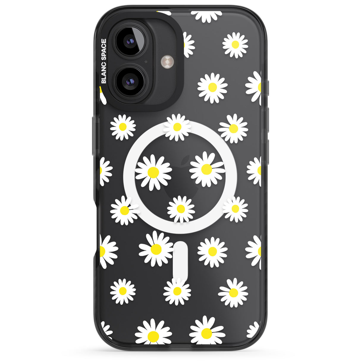 White Daisy Pattern (Clear)