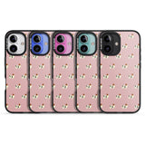 iPhone 16 Pro Max Papillon Dog Pattern Black Impact Phone Case