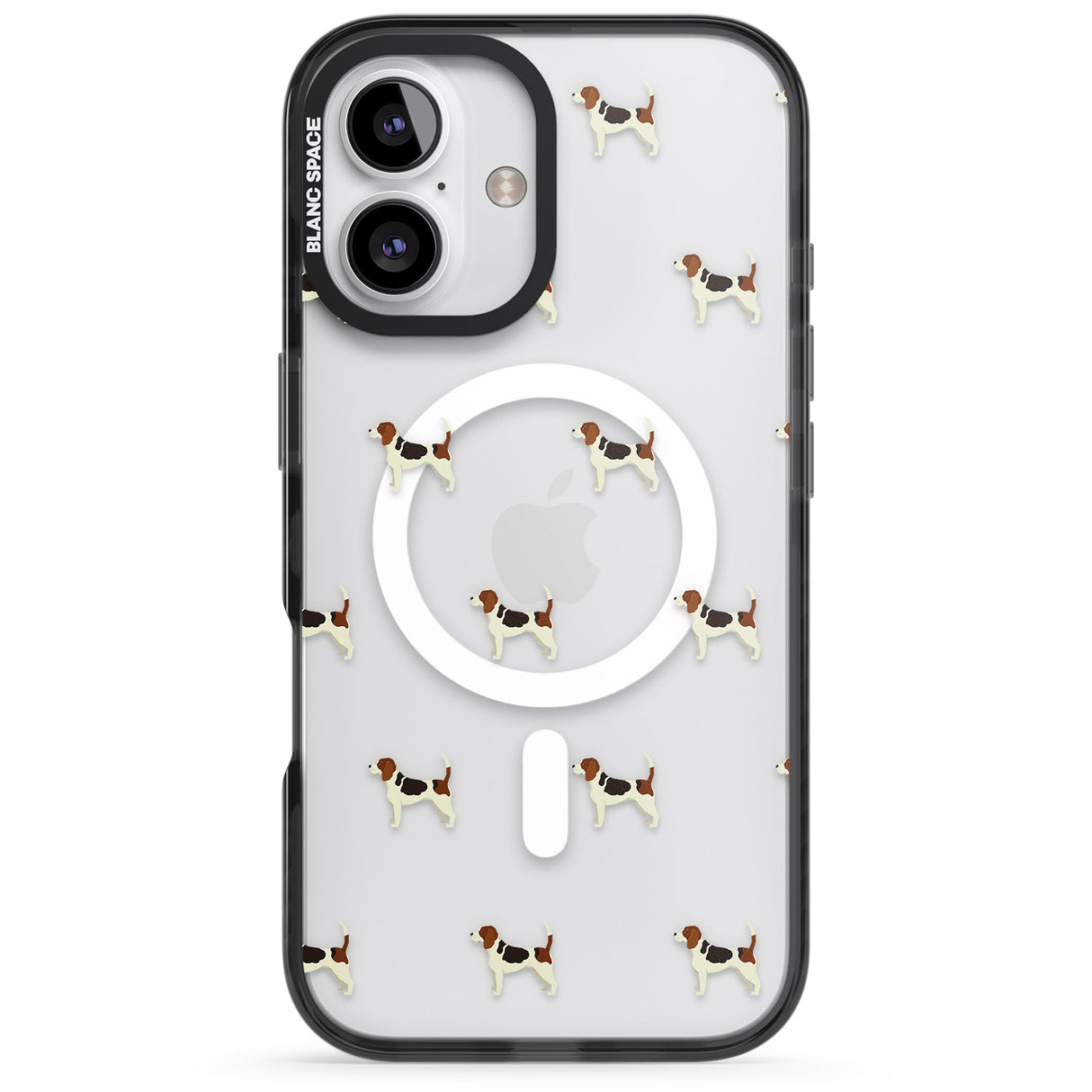 Beagle Dog Pattern Clear