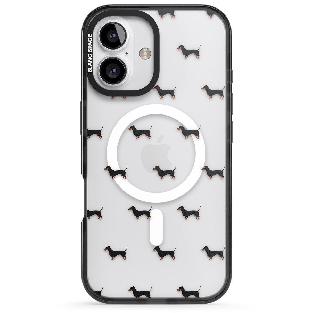 Dachshund Dog Pattern Clear