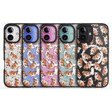 iPhone 16 Pro Max English Bulldog Watercolour Dog Pattern Black Impact Phone Case