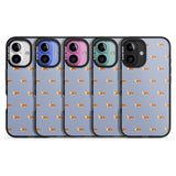 iPhone 16 Pro Max Pembroke Welsh Corgi Dog Pattern Black Impact Phone Case