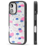 iPhone 16 Pro Max Pink Eye Blotches Black Impact Phone Case