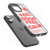 iPhone 16 Pro Max Feel Good Feel Calm (Red) Black Impact Phone Case