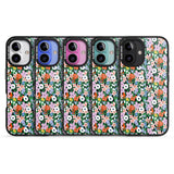 iPhone 16 Pro Max Jazzy Floral Mix: Solid Black Impact Phone Case