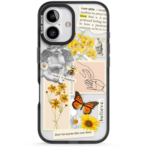 Yellow Wildflower Collage