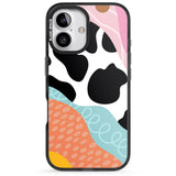 iPhone 16 Pro Max Abstract Elegance Black Impact Phone Case