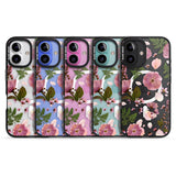 iPhone 16 Pro Max Natural Arrangement of Flowers & Leaves Design Black Impact Phone Case