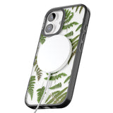 iPhone 16 Pro Max Leafy Ferns Black Impact Phone Case