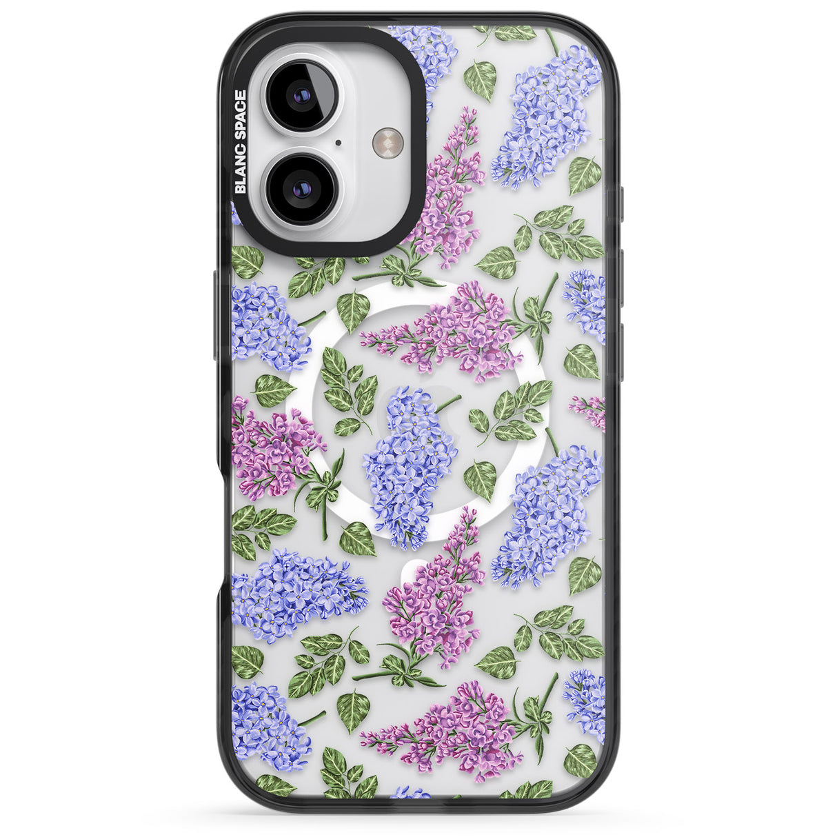 Purple Blossoms Transparent Floral