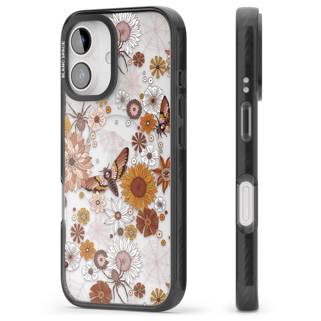 iPhone 16 Pro Max Halloween Wildlife Black Impact Phone Case