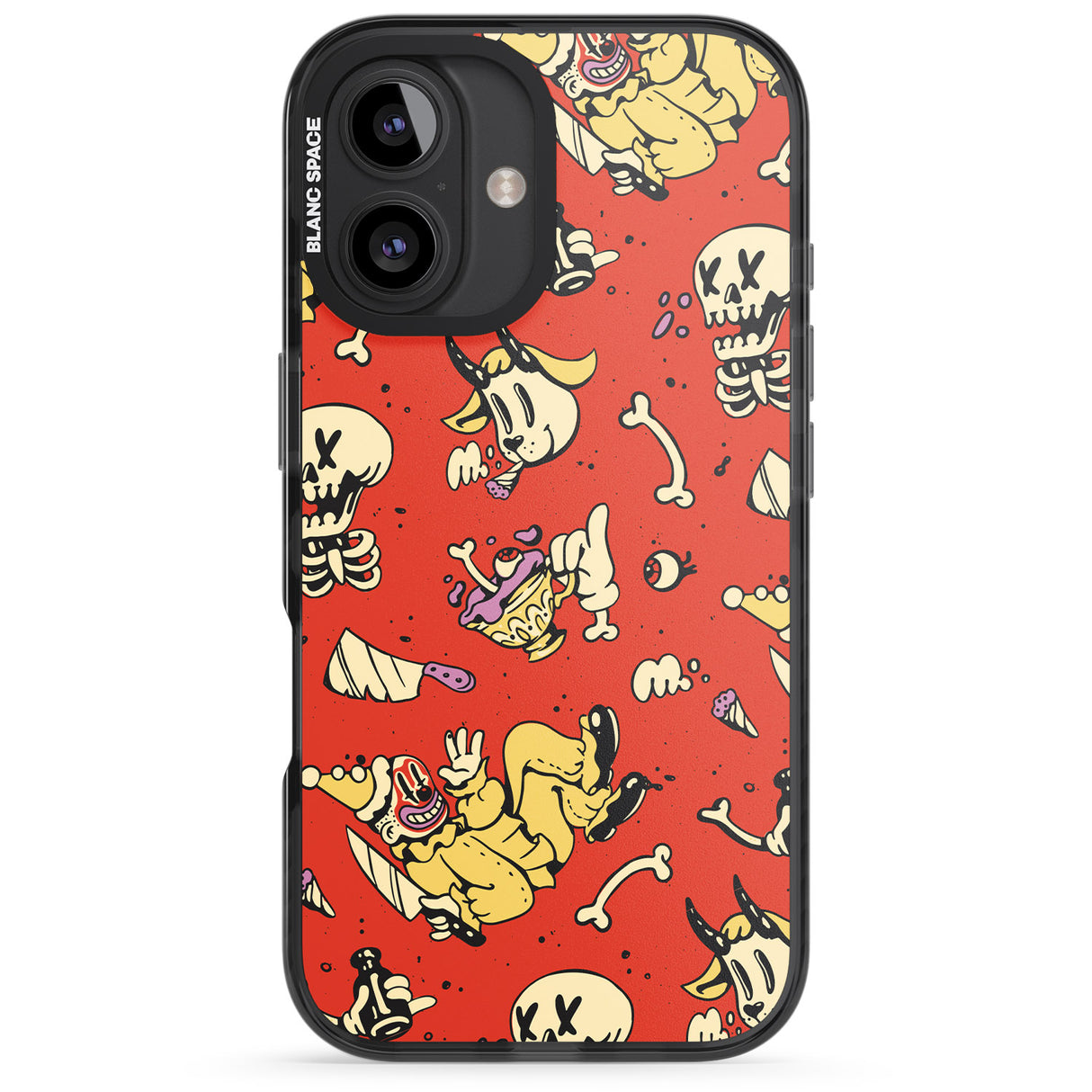 Red Retro Halloween Pattern