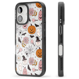 Spooky Mix Black Impact Magsafe Phone Case for iPhone 16, iPhone 16 Plus