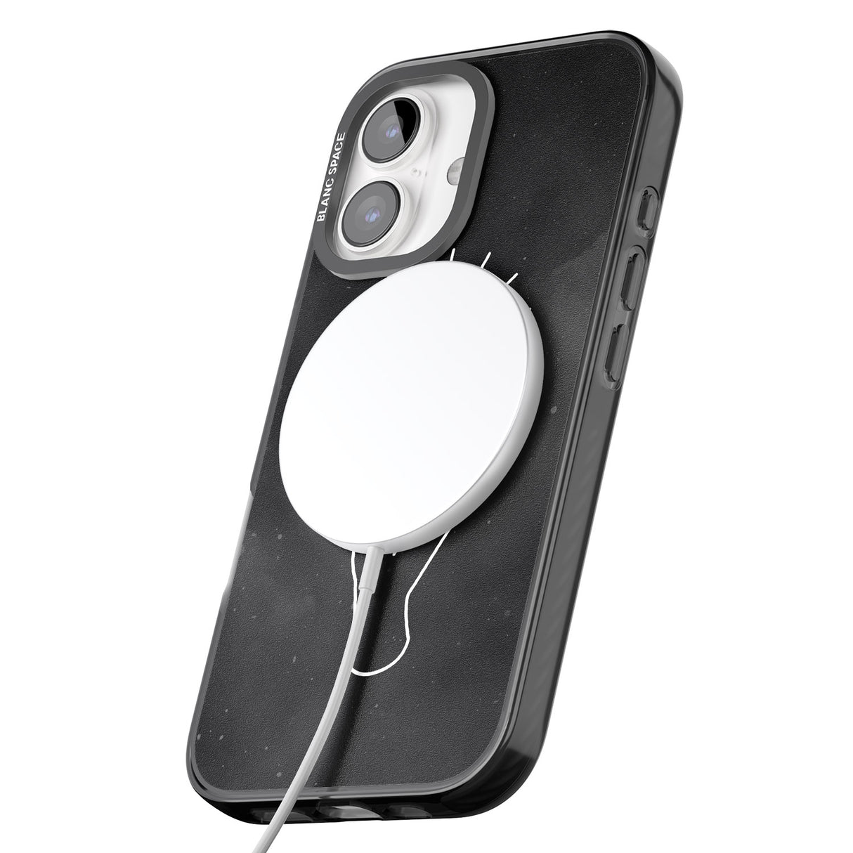 iPhone 16 Pro Max Hand Holding Moon Black Impact Phone Case