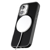 iPhone 16 Pro Max Single Heart Design: White & Black Impact Phone Case