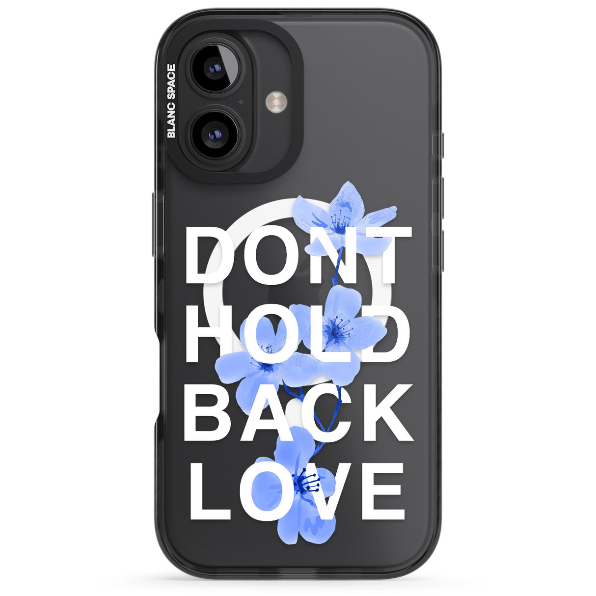 Don't Hold Back Love - Blue & White