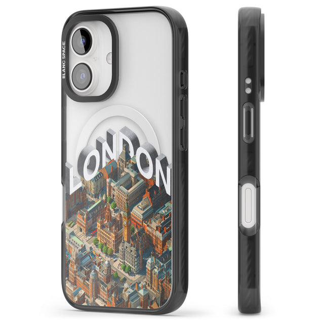 iPhone 16 Pro Max London Black Impact Phone Case + Magsafe