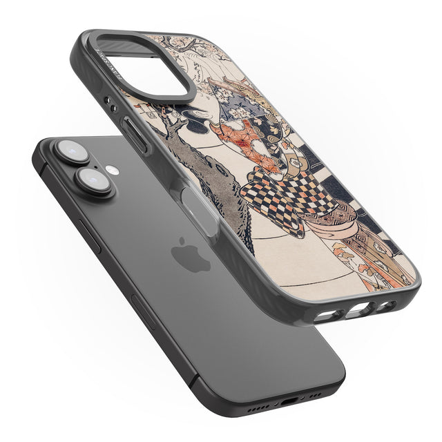 iPhone 16 Pro Max Vintage Japan Black Impact Phone Case