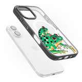 Matsumoto Hoji Frog Green Black Impact Magsafe Phone Case for iPhone 16, iPhone 16 Plus