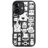 iPhone 16 Pro Max Burst Heads Black Impact Phone Case