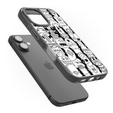 iPhone 16 Pro Max Monochrome Heads Black Impact Phone Case