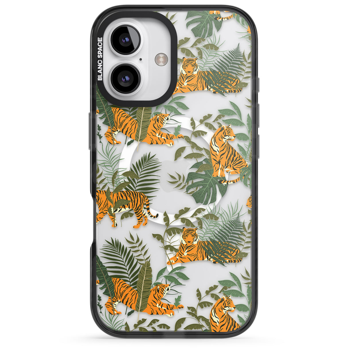 ClearTiger & Fern Jungle Cat Pattern