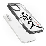 Japanese Kanji - Love Black Impact Magsafe Phone Case for iPhone 16, iPhone 16 Plus