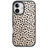 iPhone 16 Pro Max Almond Latte Black Impact Phone Case