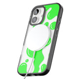 iPhone 16 Pro Max Green Lava Lamp Black Impact Phone Case