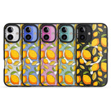 iPhone 16 Pro Max Lemon Pattern Black Impact Phone Case