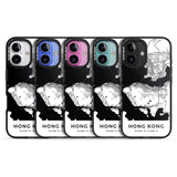 iPhone 16 Pro Max Map of Hong Kong Black Impact Phone Case