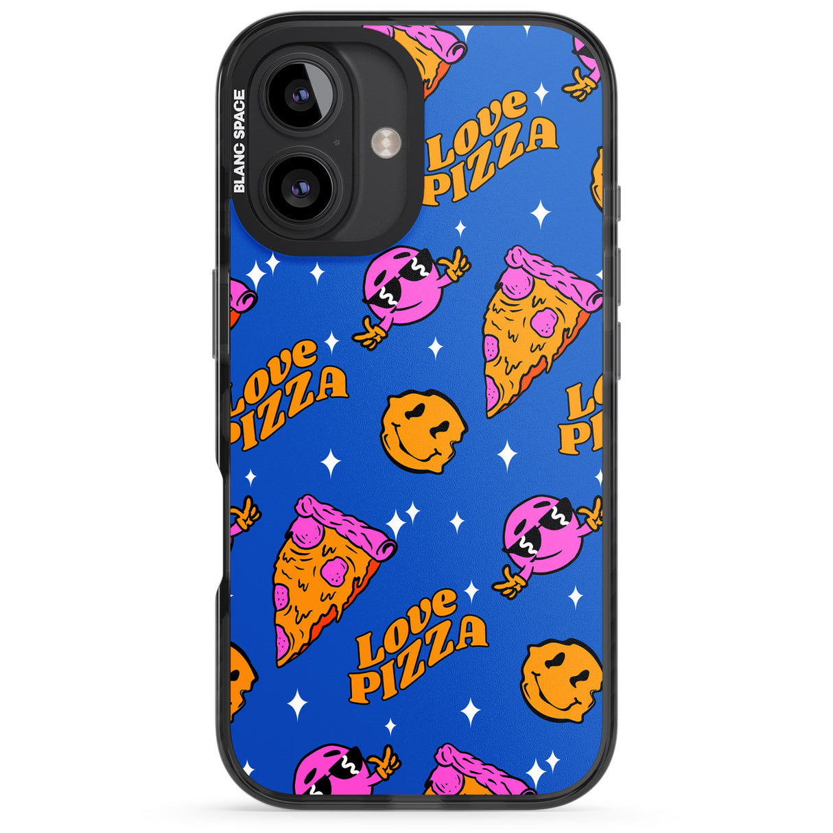 Psychedelic Love Pizza Pattern