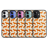 iPhone 16 Pro Max Trendy Tiger Patterns Tigers On Khaki Black Impact Phone Case