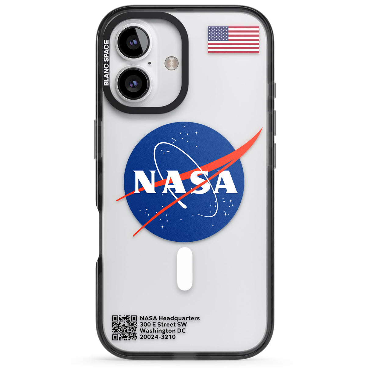 iPhone 16 Pro Max NASA Meatball Black Impact Phone Case