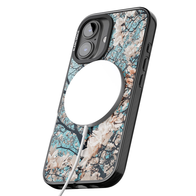 iPhone 16 Pro Max Magnolia Tree Photograph Black Impact Phone Case