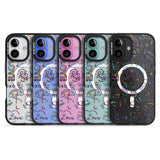 iPhone 16 Pro Max Funky nebula Neon Sign Black Impact Phone Case