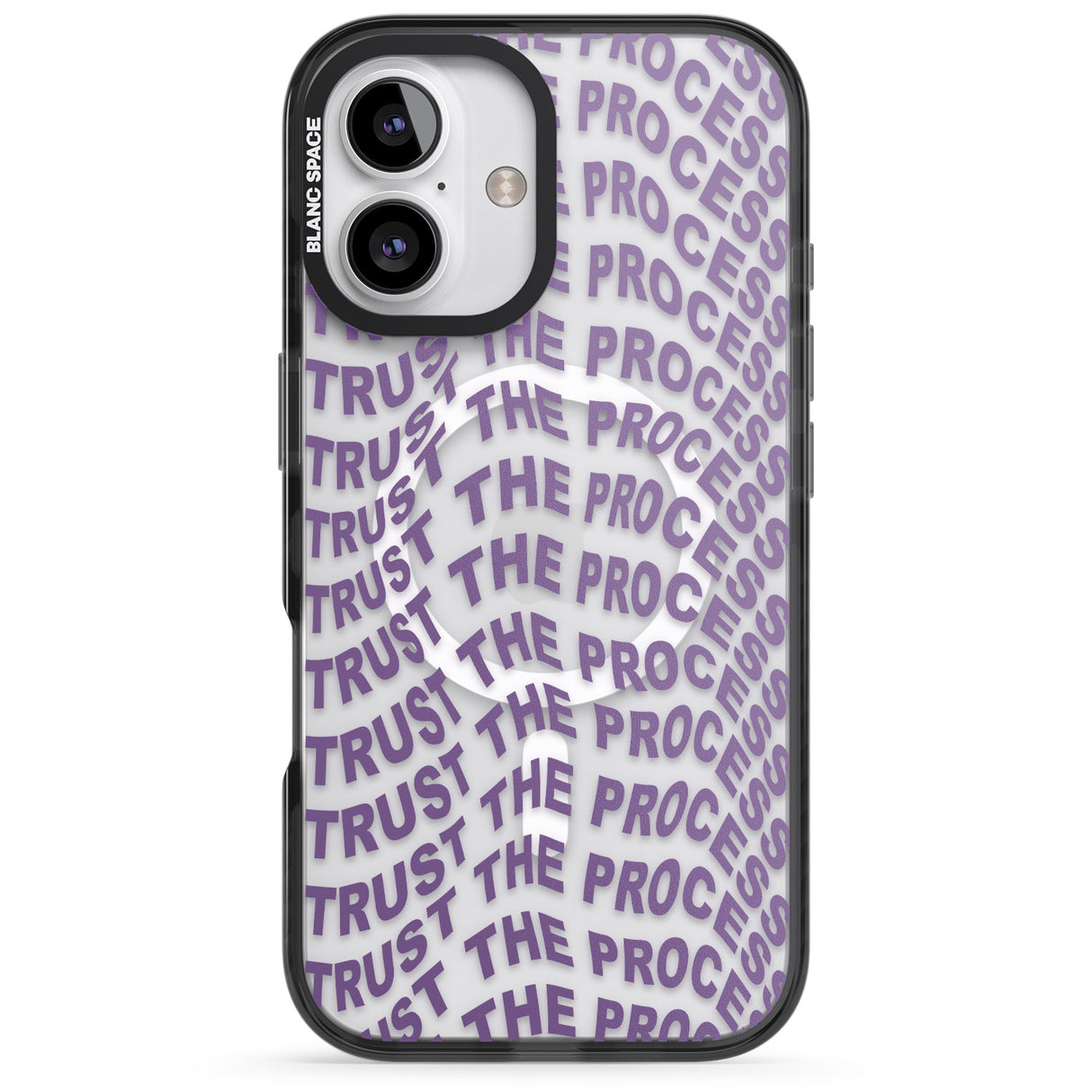 iPhone 16 Pro Max Trust The Process Black Impact Phone Case